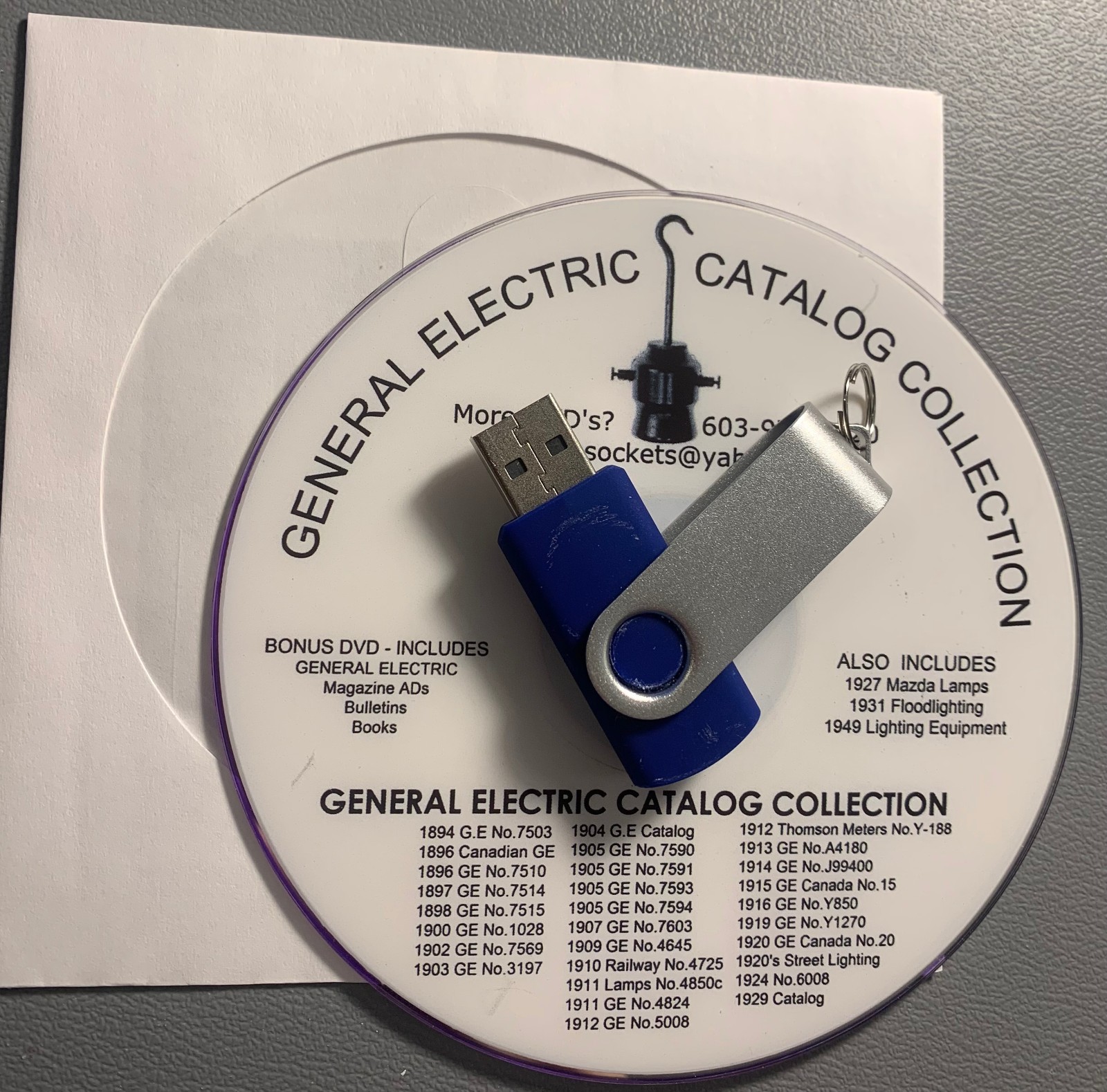 1900’s General Electric Catalogs Lamp Light Meter G.E. Edison Bulb Socket Switch