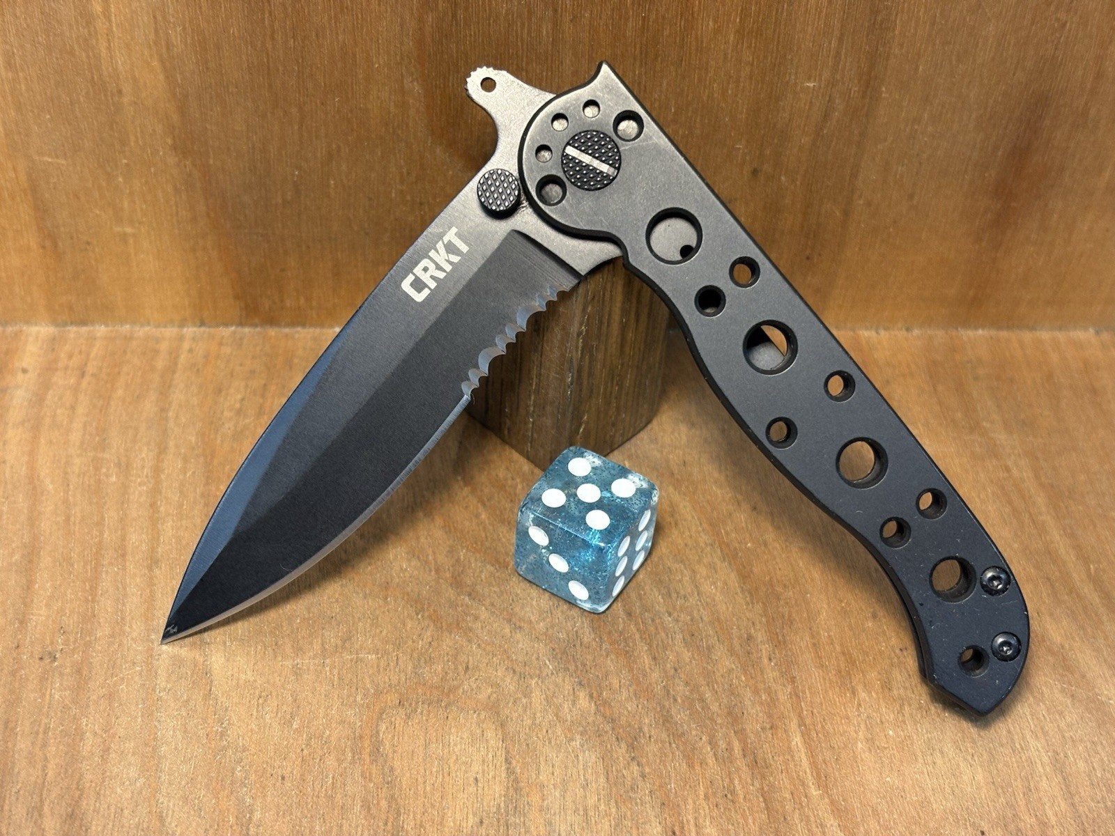 CRKT M21-10KSF Carson Design Black Spear Point Combo Blade Manual EXCELLENT