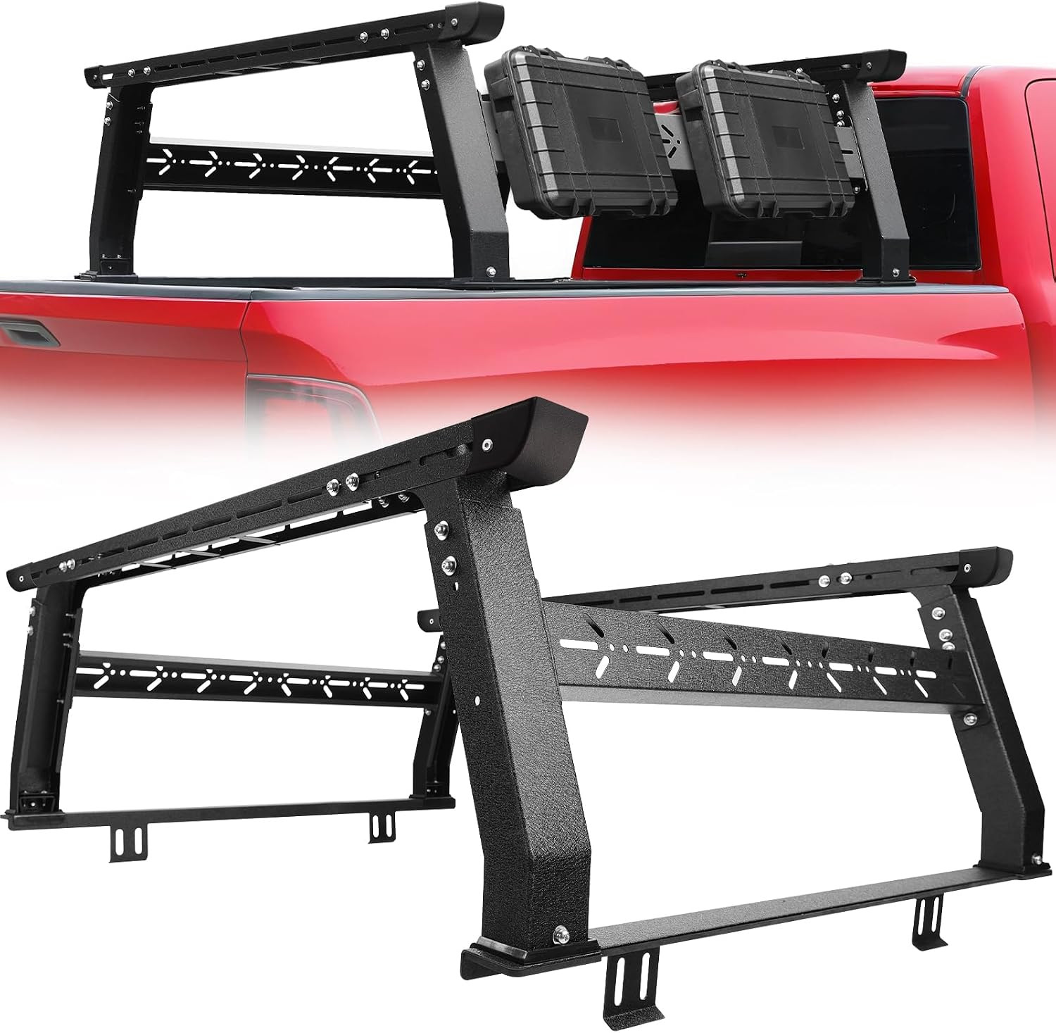Adjustable Overland Truck Bed Rack for Most Trucks | Bed Rack Compatible with Gl Adjustable Overland Truck Bed Rack for Most Trucks | Bed Rack Compatible with Gl