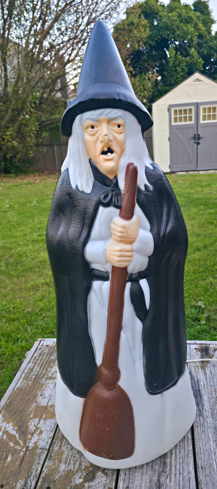 Vintage Empire Wicked Witch Lighted Blow Mold Halloween Decoration Vintage Empire Wicked Witch Lighted Blow Mold Halloween Decoration