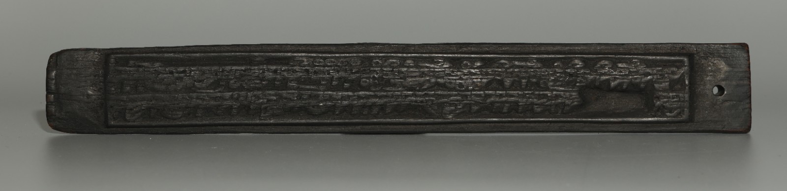 Real Tibet 18th Century Old Antique Buddhist Carved Printing Mantra Wood Block