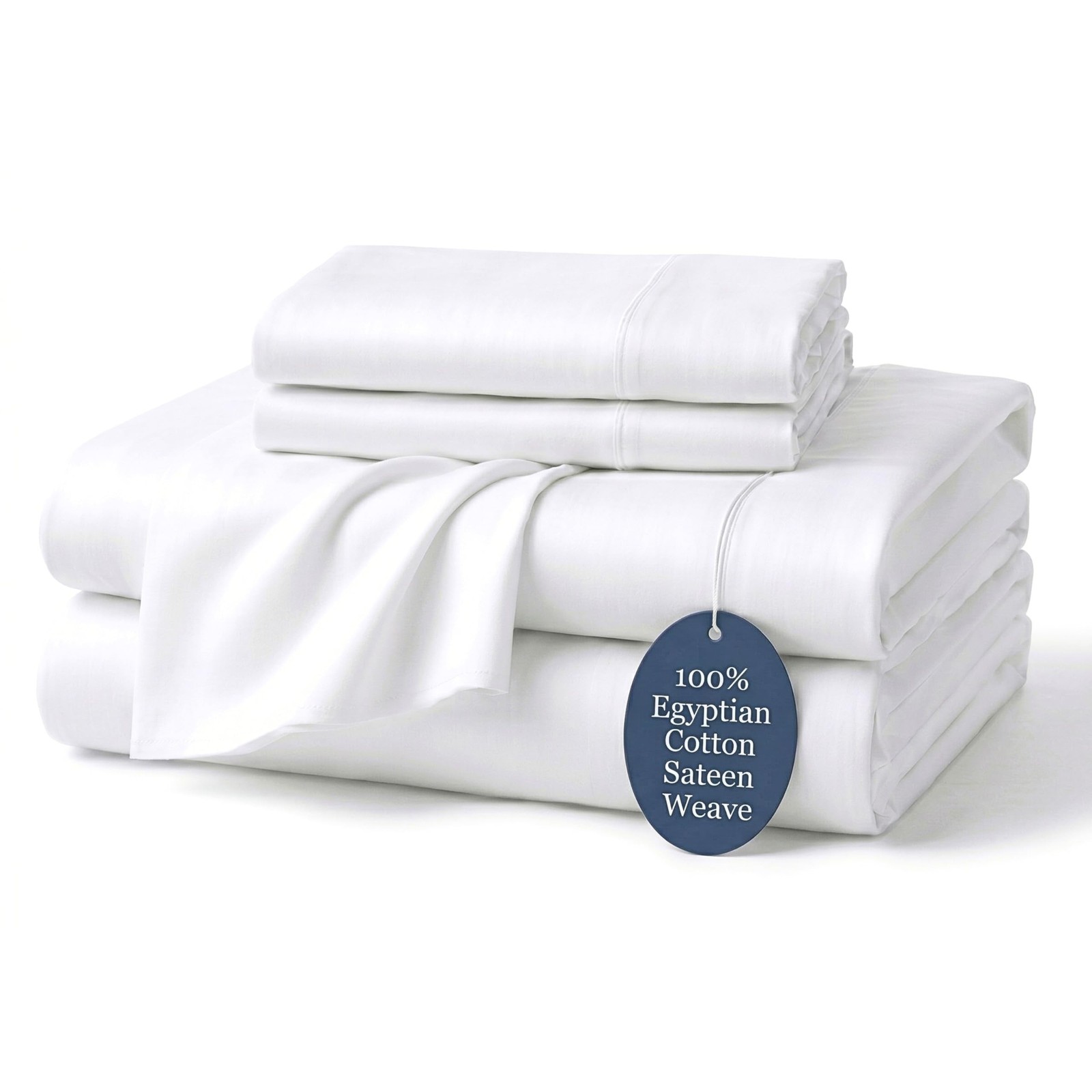 100% Egyptian Cotton Sheets King White - Luxury Hotel Collection King Size Sh... 100% Egyptian Cotton Sheets King White - Luxury Hotel Collection King Size Sh...
