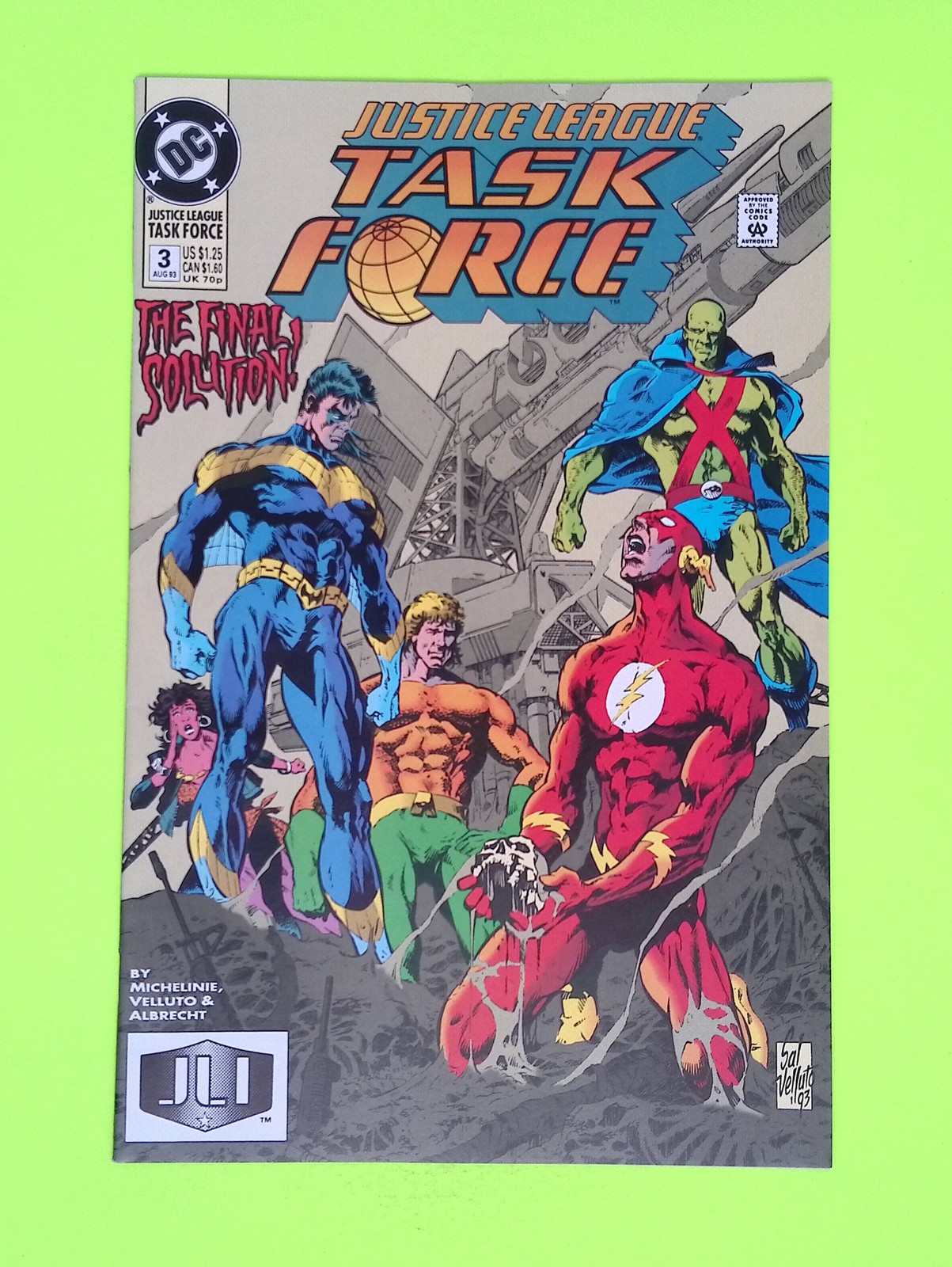 Justice League Task Force #3 1993 DC Comics 7.0 Comic Book G97-65 Justice League Task Force #3 1993 DC Comics 7.0 Comic Book G97-65