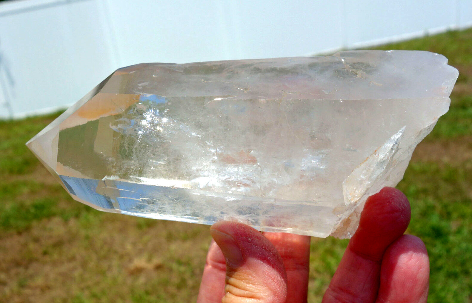 Super Clear Quartz ELESTIAL CATHEDRAL Crystal Point an Atlantis Castle Point