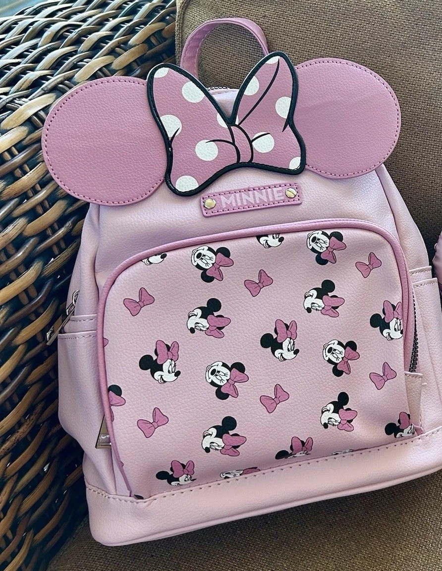 DISNEY ALDI Exclusive 2026 Pink MINNIE Mouse Backpack NWT