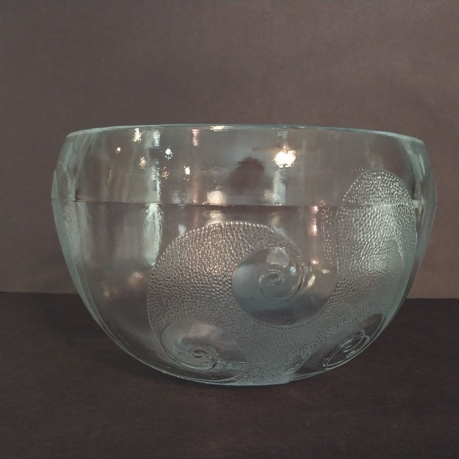 Holmegaard Michael Bang Rough Wave Pattern Bowl Glastronomi Line 1975 Holmegaard Michael Bang Rough Wave Pattern Bowl Glastronomi Line 1975