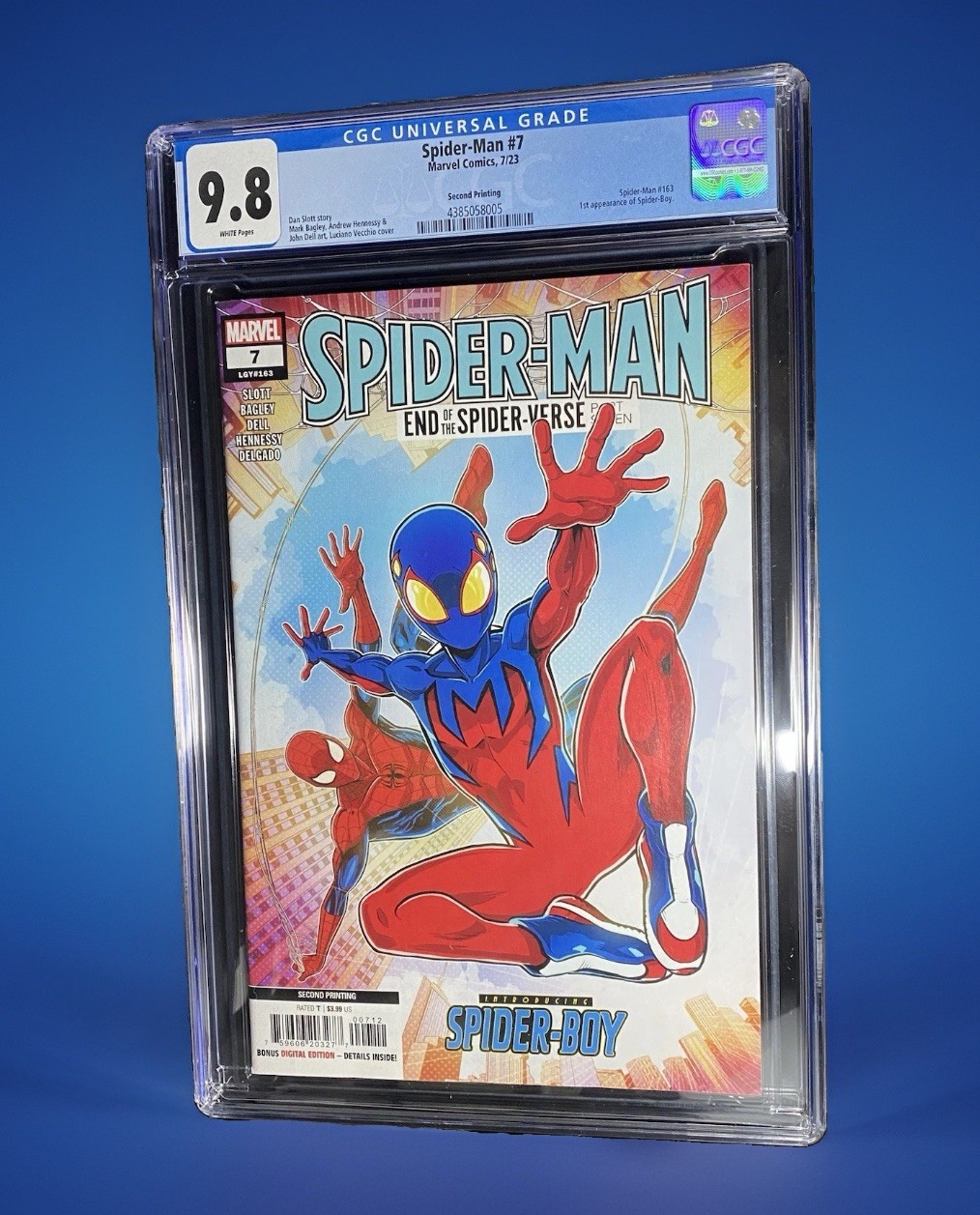 SPIDER-MAN #7 | CGC 9.8 | LUCIANO VECCHIO CVR | SPIDER-BOY |