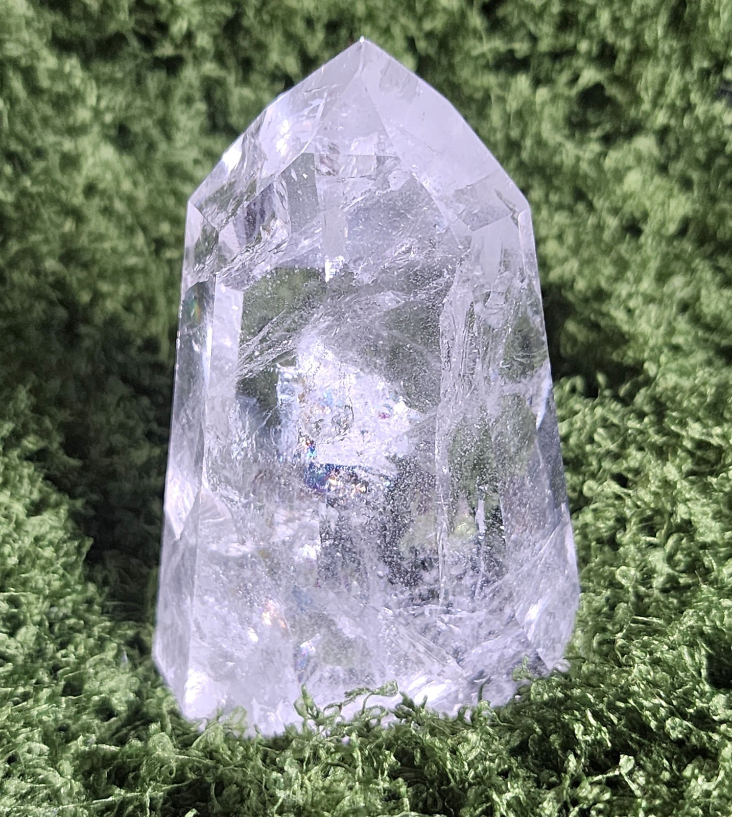 HQ Brazilian Clear Quartz Tower HQ Brazilian Clear Quartz Tower