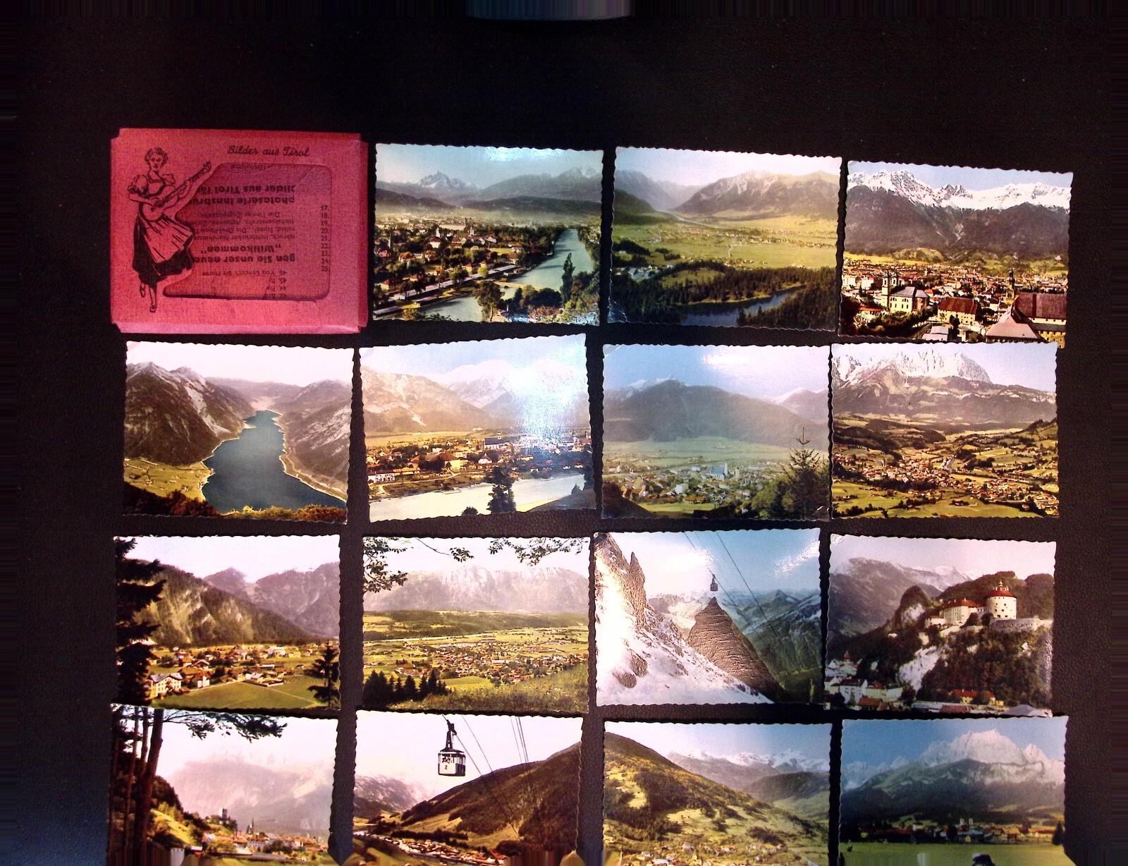 TIROLER KUNSTVERLAG CHIZZALI Innsbruck Austria Tyrol Photo Set 1950s Souvenir TIROLER KUNSTVERLAG CHIZZALI Innsbruck Austria Tyrol Photo Set 1950s Souvenir