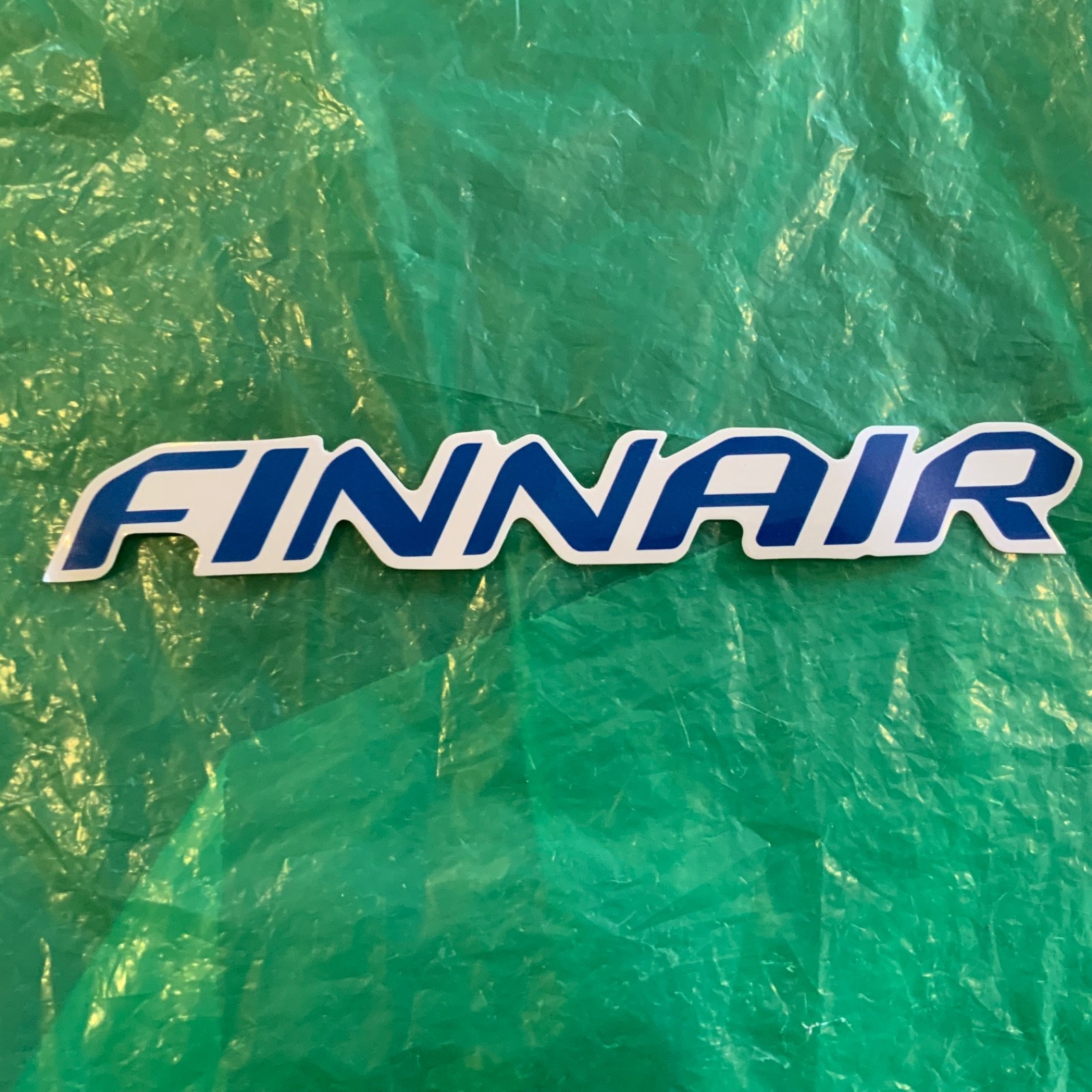 FINNAIR CUT TO SHAPE LOGO DECAL STICKER Finland AIRLINES 6.5” x 1” FINNAIR CUT TO SHAPE LOGO DECAL STICKER Finland AIRLINES 6.5” x 1”