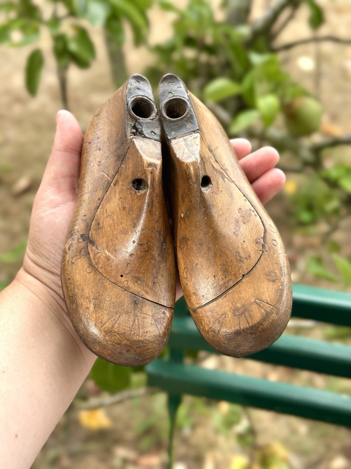 Antique Cobbler’s Wooden Shoe Lasts, Small Child Size