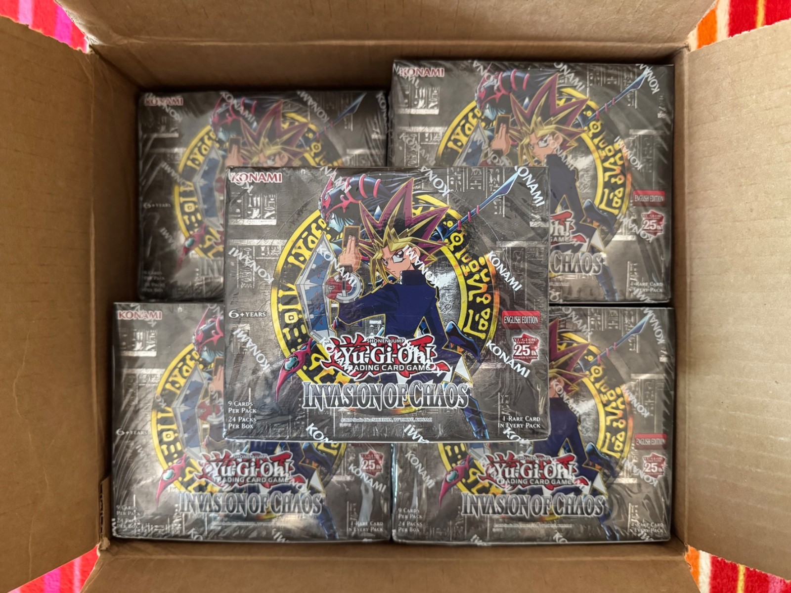Yu-Gi-Oh Invasion of Chaos - Booster Box Display - 25th Anniversary USA English
