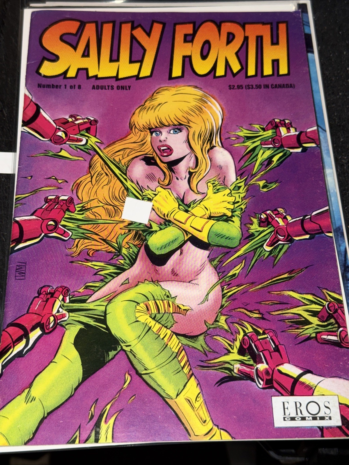 SALLY FORTH #1, WALLACE WOOD, 1993 FANTAGRAPHICS, UNDERGROUND COMIC. RARE COVER
