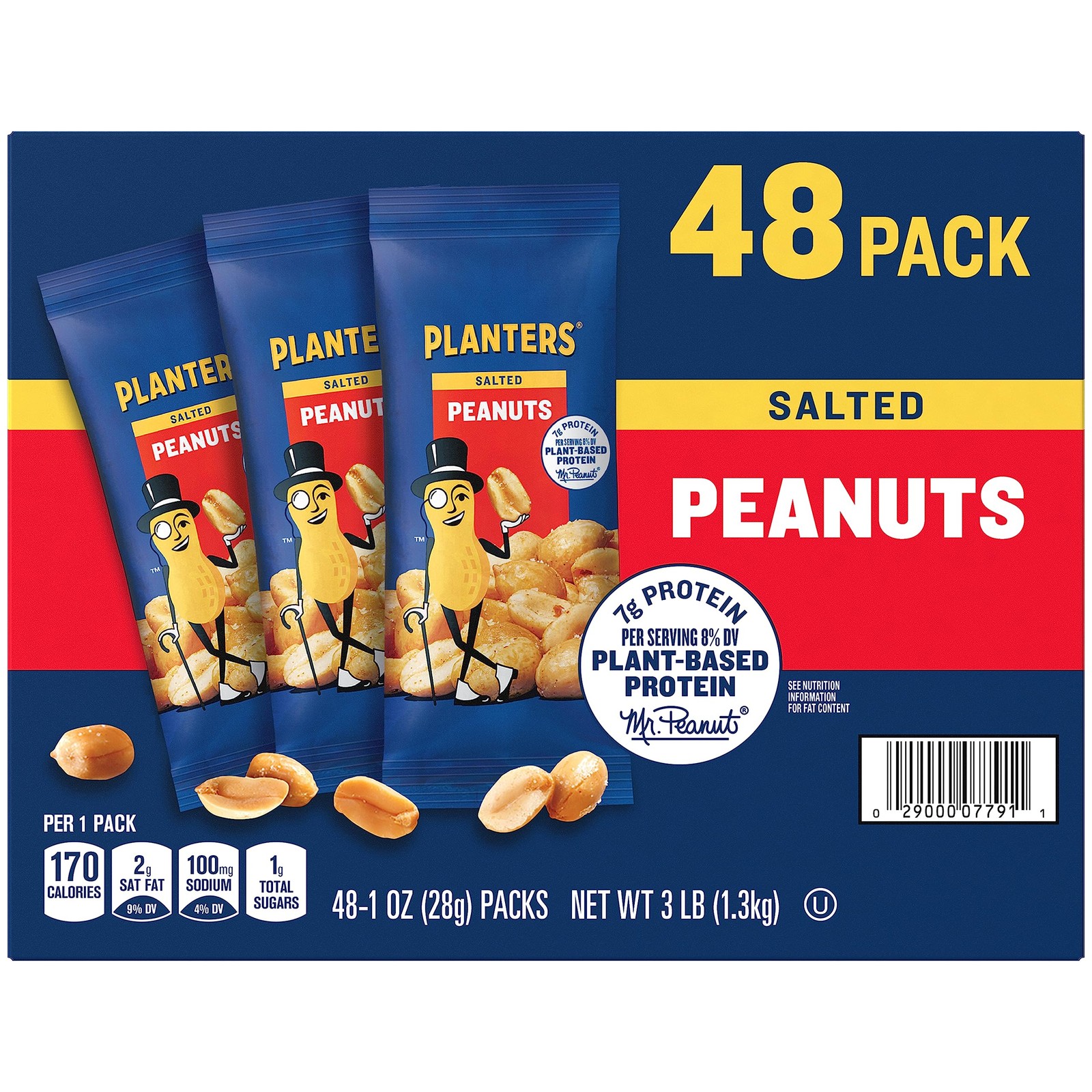 Planters Nuts on the Go Salted Peanuts, 1 oz 48 Count (Pack of 1) Planters Nuts on the Go Salted Peanuts, 1 oz 48 Count (Pack of 1)