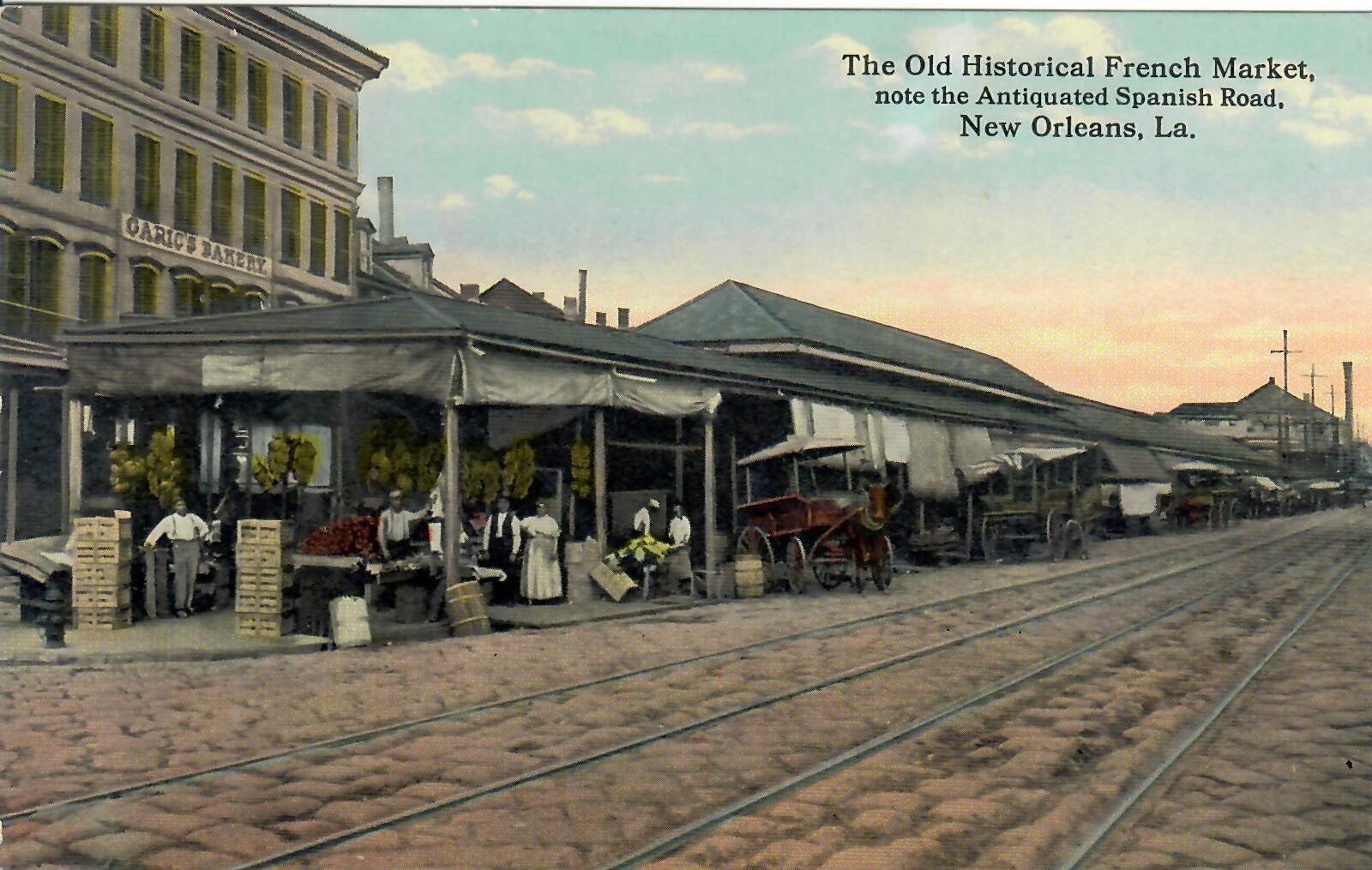 French Quarter The Old Historical French Farmers Market New Orleans LA Louisiana