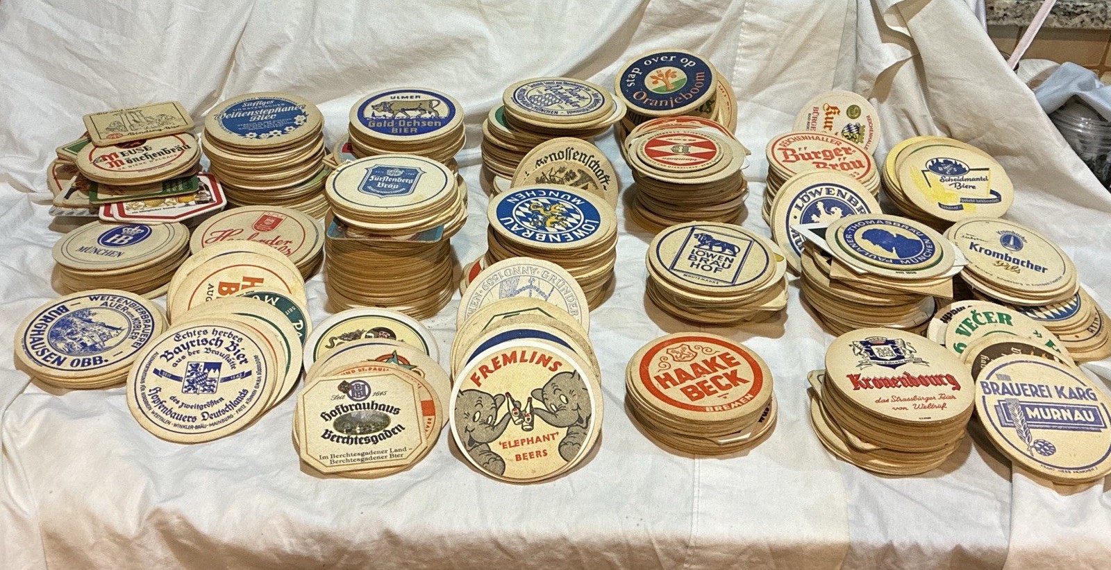 Vintage 600++ German European Foreign Beer Coasters Pub Bar Lot Vintage 600++ German European Foreign Beer Coasters Pub Bar Lot