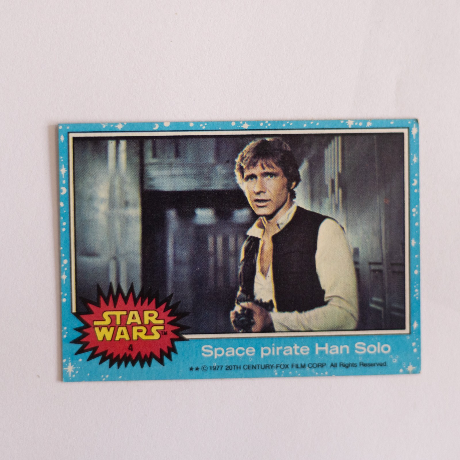 1977 Topps Star Wars series 1 #4 | Space Pirate Han Solo EX