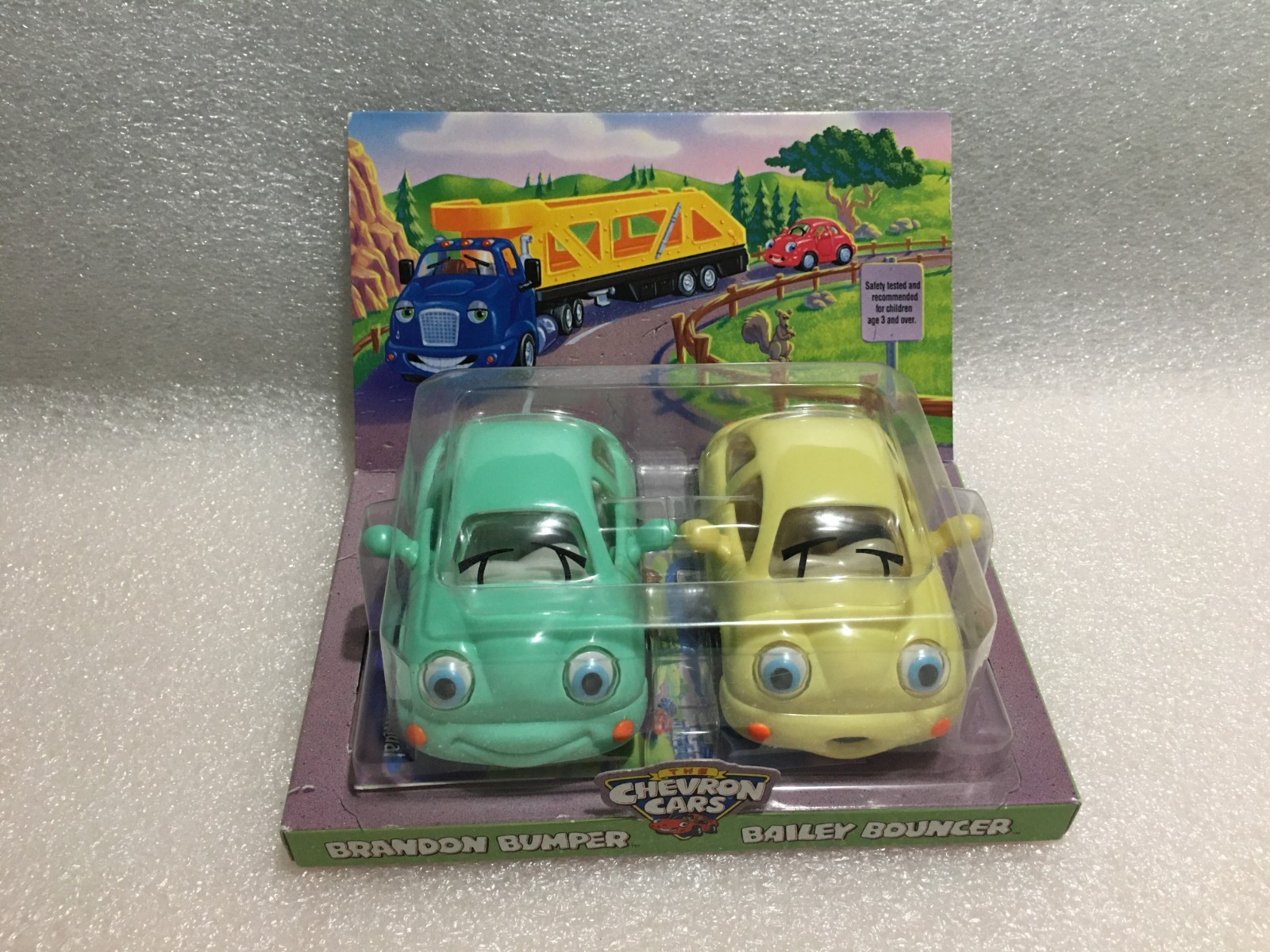 Chevron Toy Cars Twin Pack Brandon Bumper Baily Bouncer Collectible