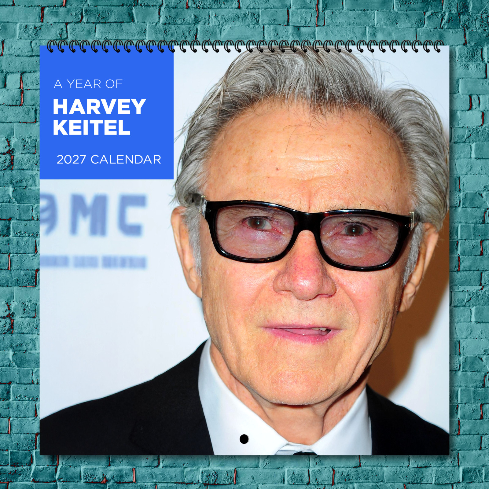 Harvey Keitel 2027 Wall Calendar 12 Month Celebrity Photo Fan Collectible