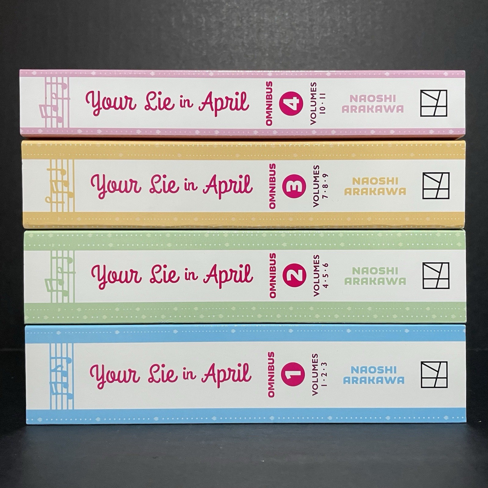 Your Lie in April Manga Omnibus Volumes 1-11 Brand New English Authentic Your Lie in April Manga Omnibus Volumes 1-11 Brand New English Authentic