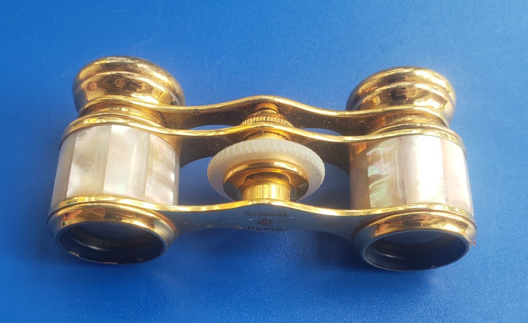 Vintage Colmont Paris Mother of Pearl Opera Theater Glasses /Binoculars