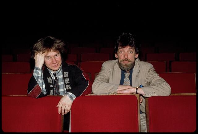 Photo:Washington DC 1980s Tim Mayer Peter Sellars theater portrait