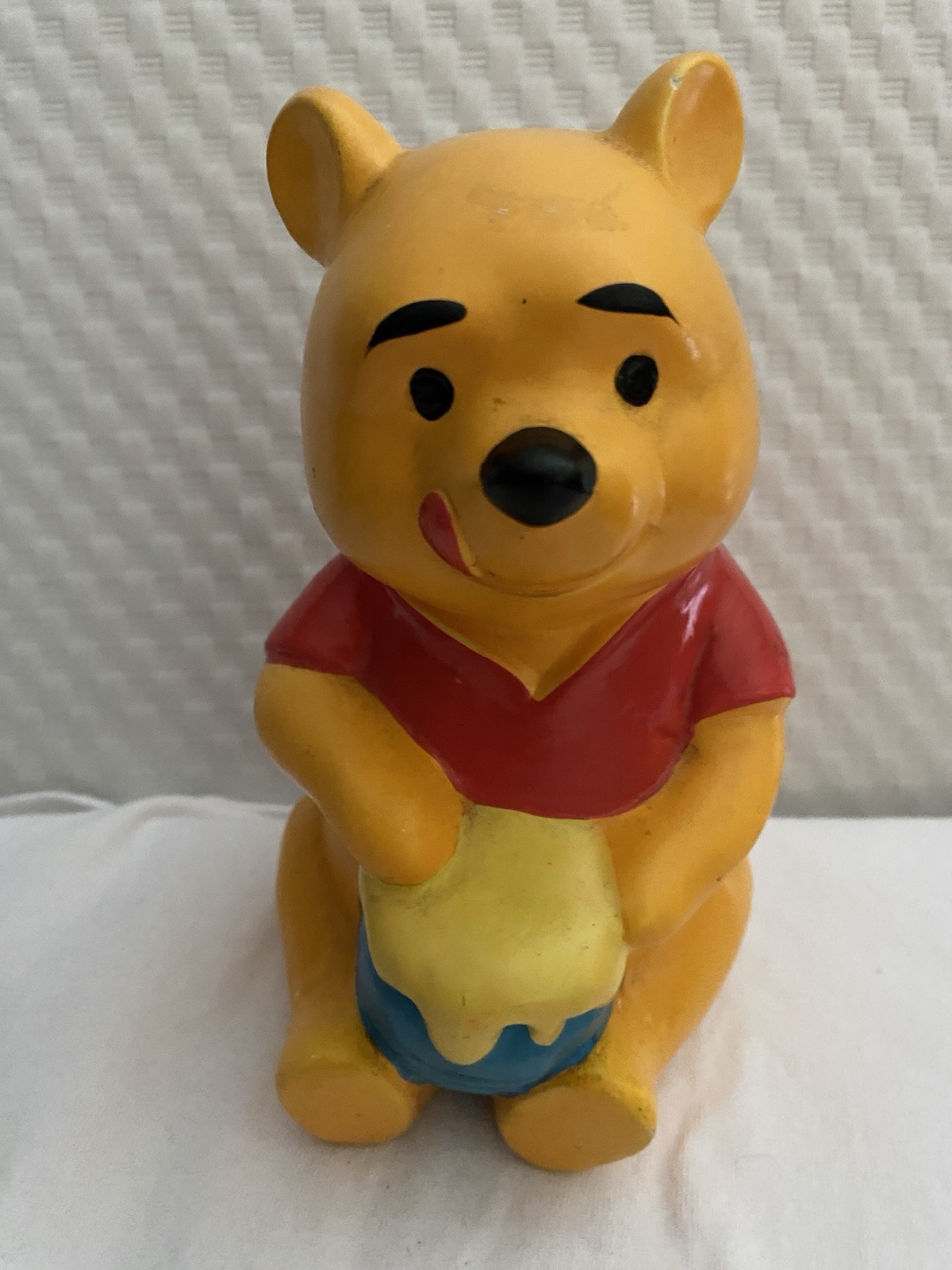 Vintage 1980\'s Disney Winnie The Pooh Ceramic Coin Bank Piggy Bank