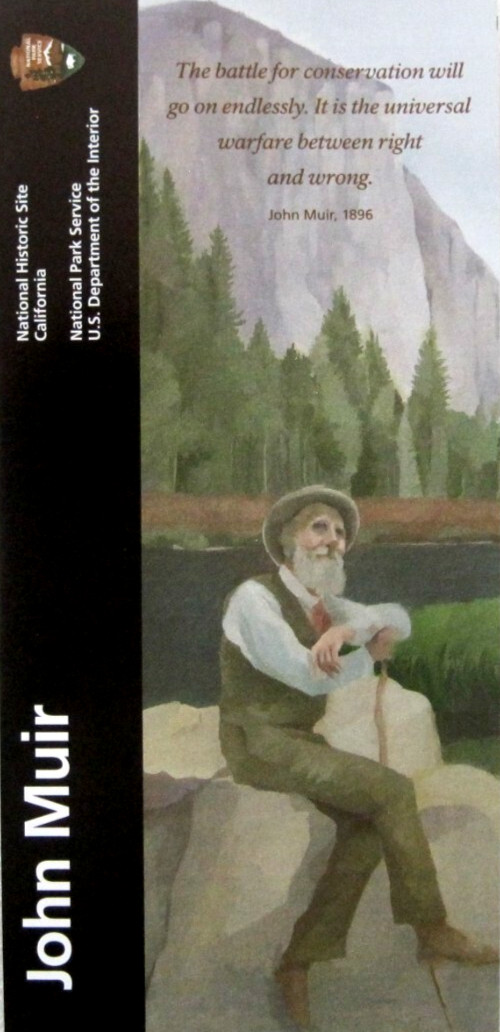 John Muir National Historic Site National Park Service Unigrid Brochure Map