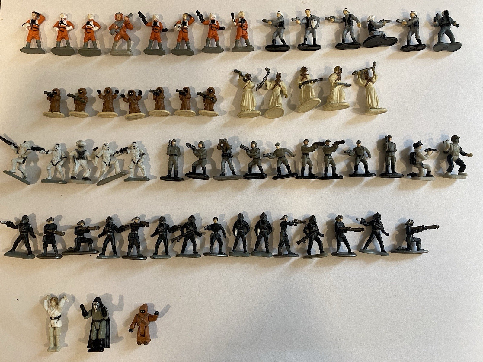 Vintage 1990s Galoob Star Wars Micro Machines Lot w/ Rebels, Storm Troopers more Vintage 1990s Galoob Star Wars Micro Machines Lot w/ Rebels, Storm Troopers more