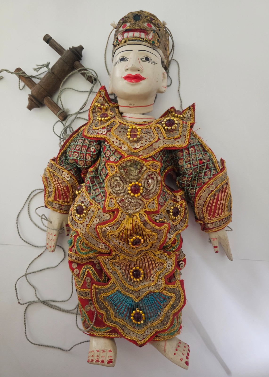 Authentic Wooden Balinese marionette doll