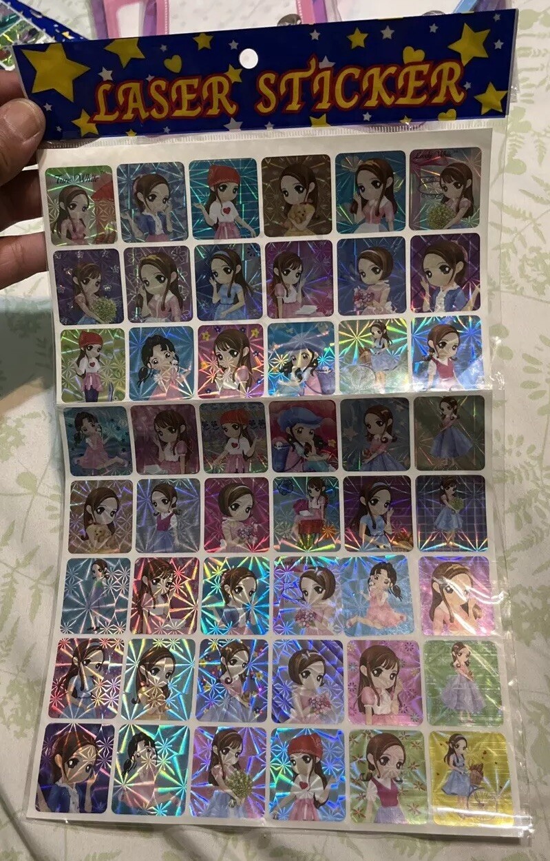 1-Orange Story Dreamworld Lovely White Sticker Sheet 48 PCs New Sealed Rare