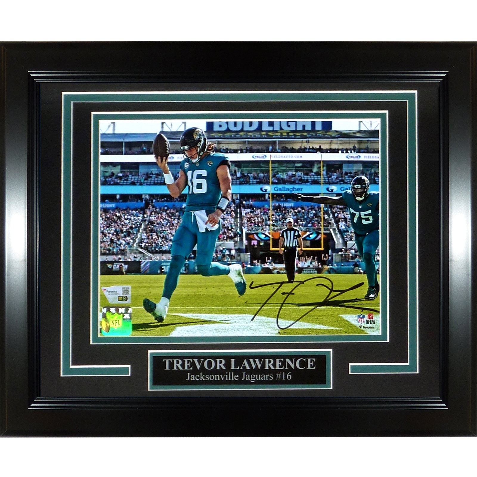 Trevor Lawrence Autographed Jacksonville Jaguars Deluxe Framed 8x10 Photo - Fana Trevor Lawrence Autographed Jacksonville Jaguars Deluxe Framed 8x10 Photo - Fana