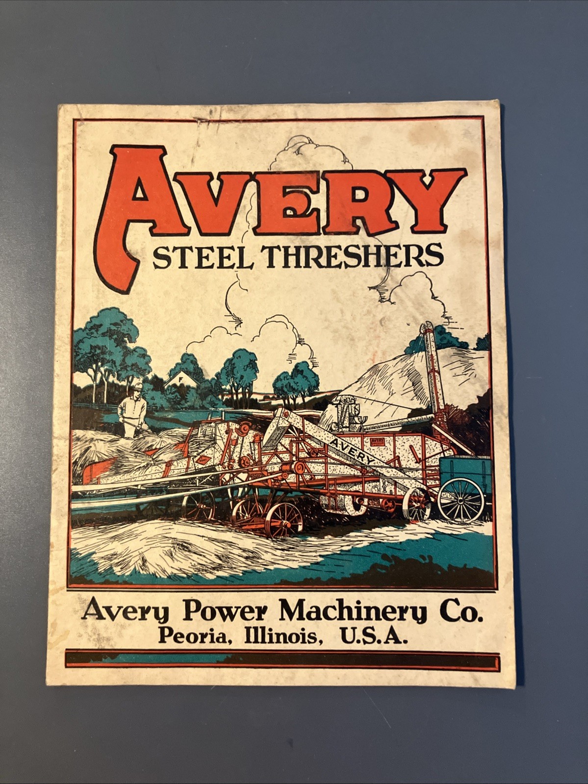 AVERY STEEL THRASHER BROCHURE 1923 AVERY STEEL THRASHER BROCHURE 1923
