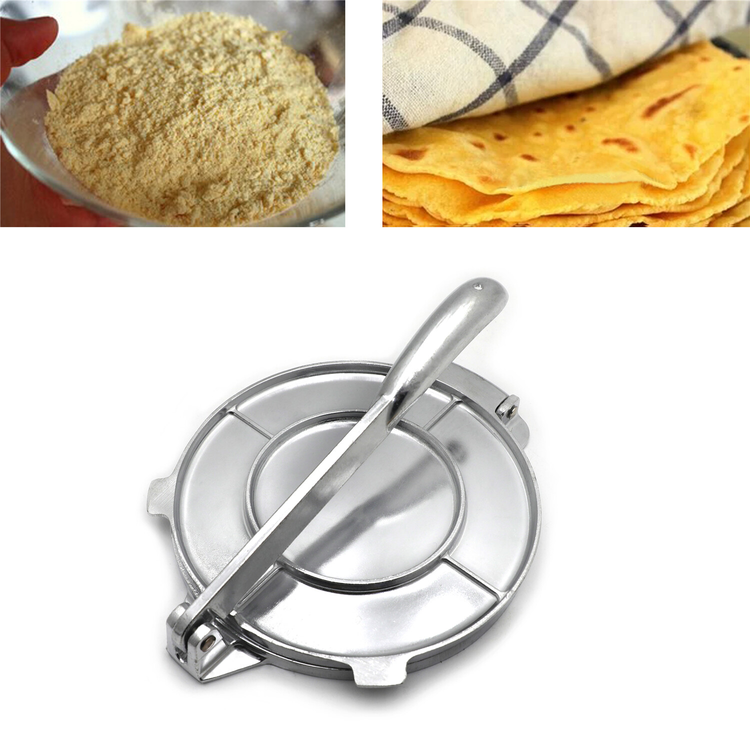 Aluminum Tortilla Press 8\