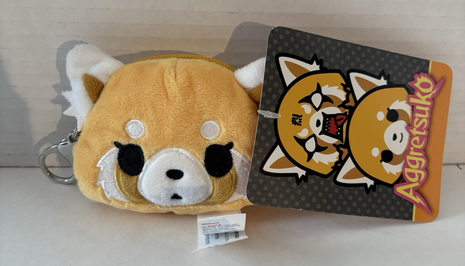 Sanrio - Aggretsuko Plush Coin Purse (3.5