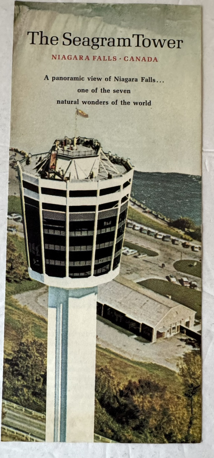 Vintage 1960\'s The Seagram Tower Travel Brochure Niagara Falls Canada 