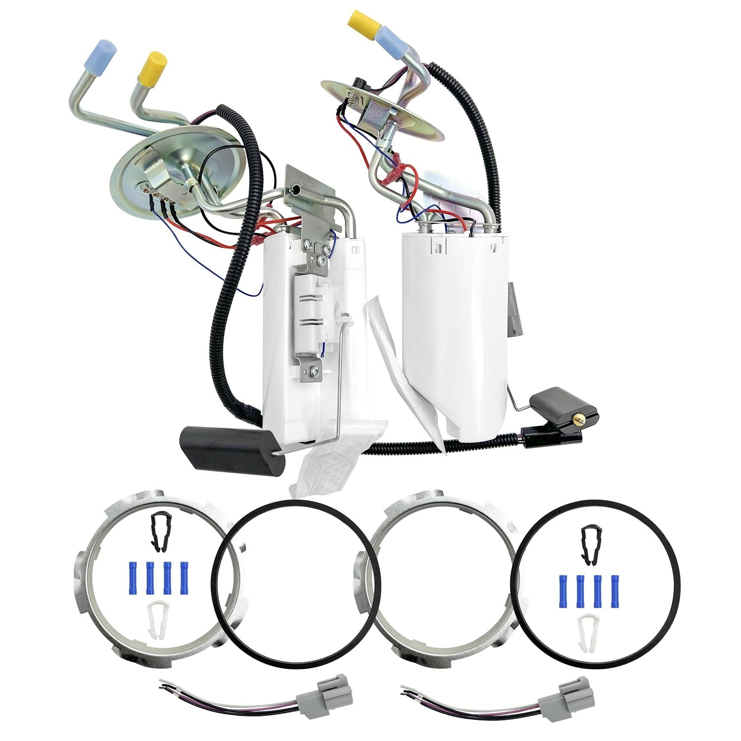 Front & Rear Fuel Pump Assembly Compatible with Ford F-150 F-250 F-350 1992 1...