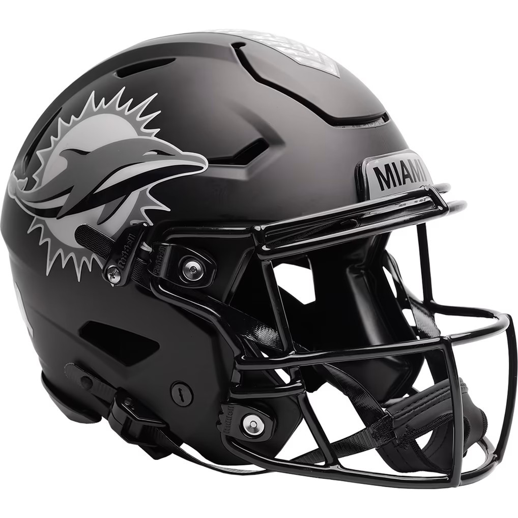 Miami Dolphins 2026 Salute to Service Alternate Riddell Speed Mini Helmet Miami Dolphins 2026 Salute to Service Alternate Riddell Speed Mini Helmet
