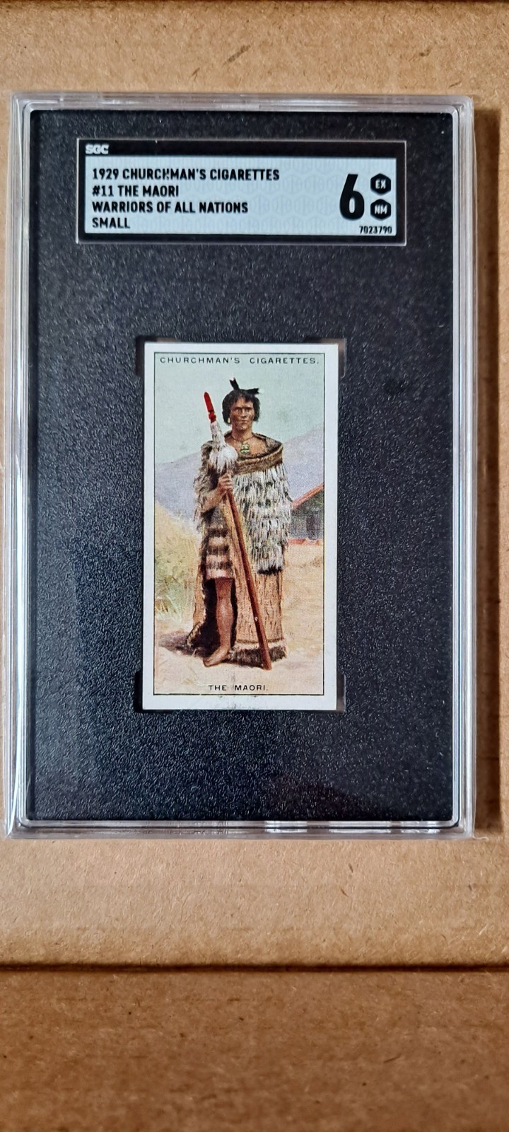 1929 WA & AC Churchman's Cigarettes Warriors of All Nations #11 The Maori SGC 6