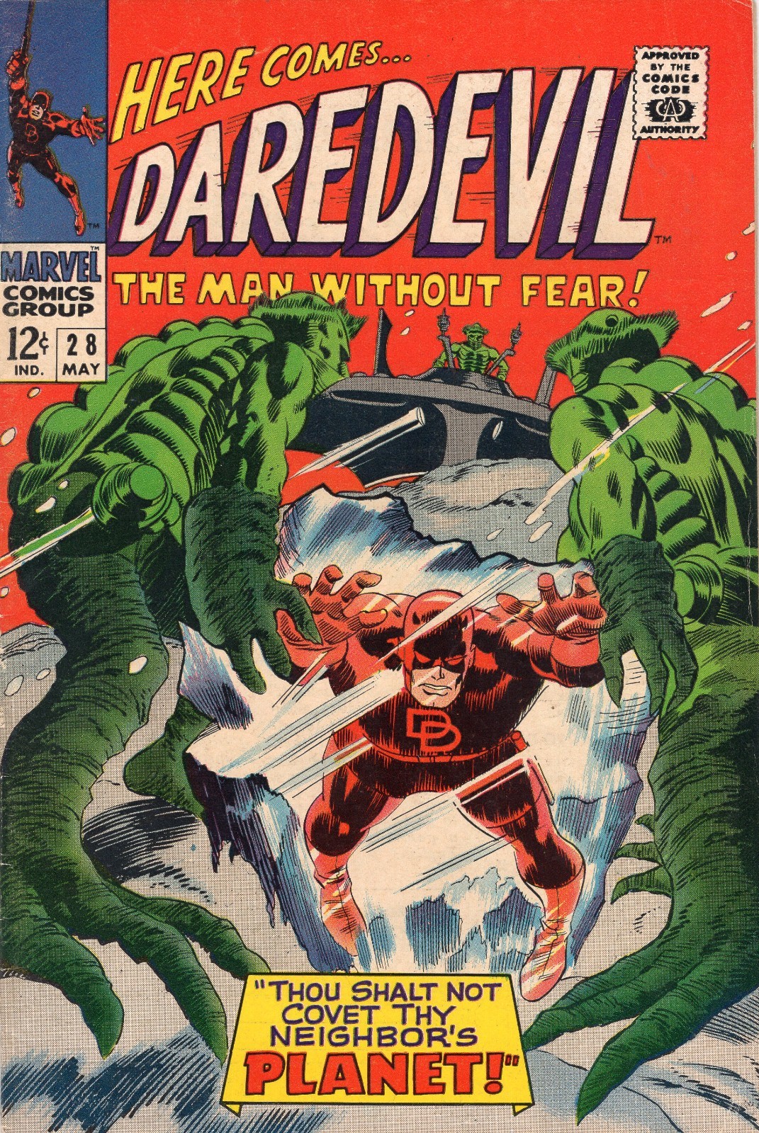 Daredevil #28 Marvel Comics 1967 FN+ Daredevil #28 Marvel Comics 1967 FN+