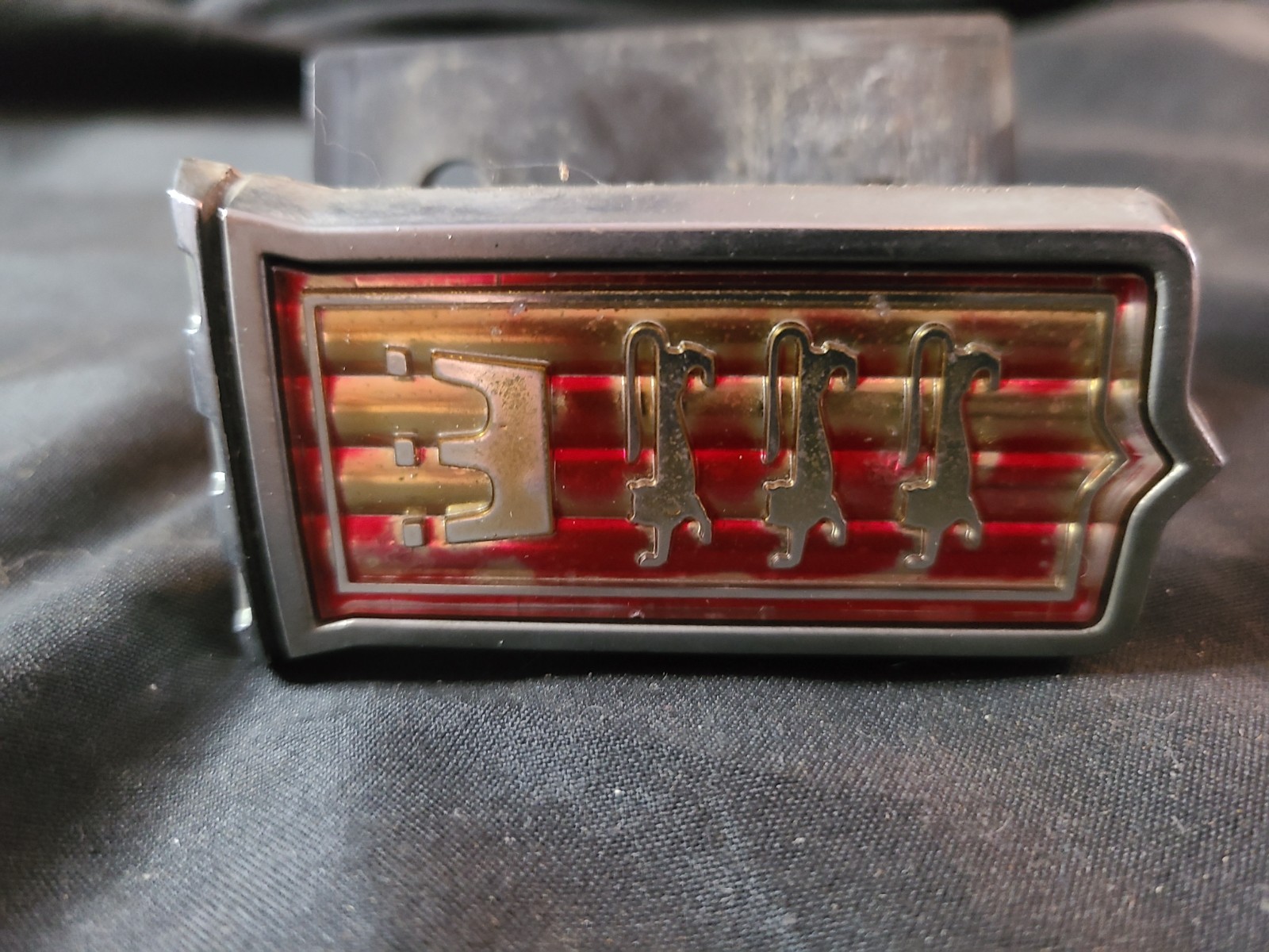 1974-76 Ford Gran Torino Front Grille Emblem Badge Logo Nameplate d40b-8b369-aa