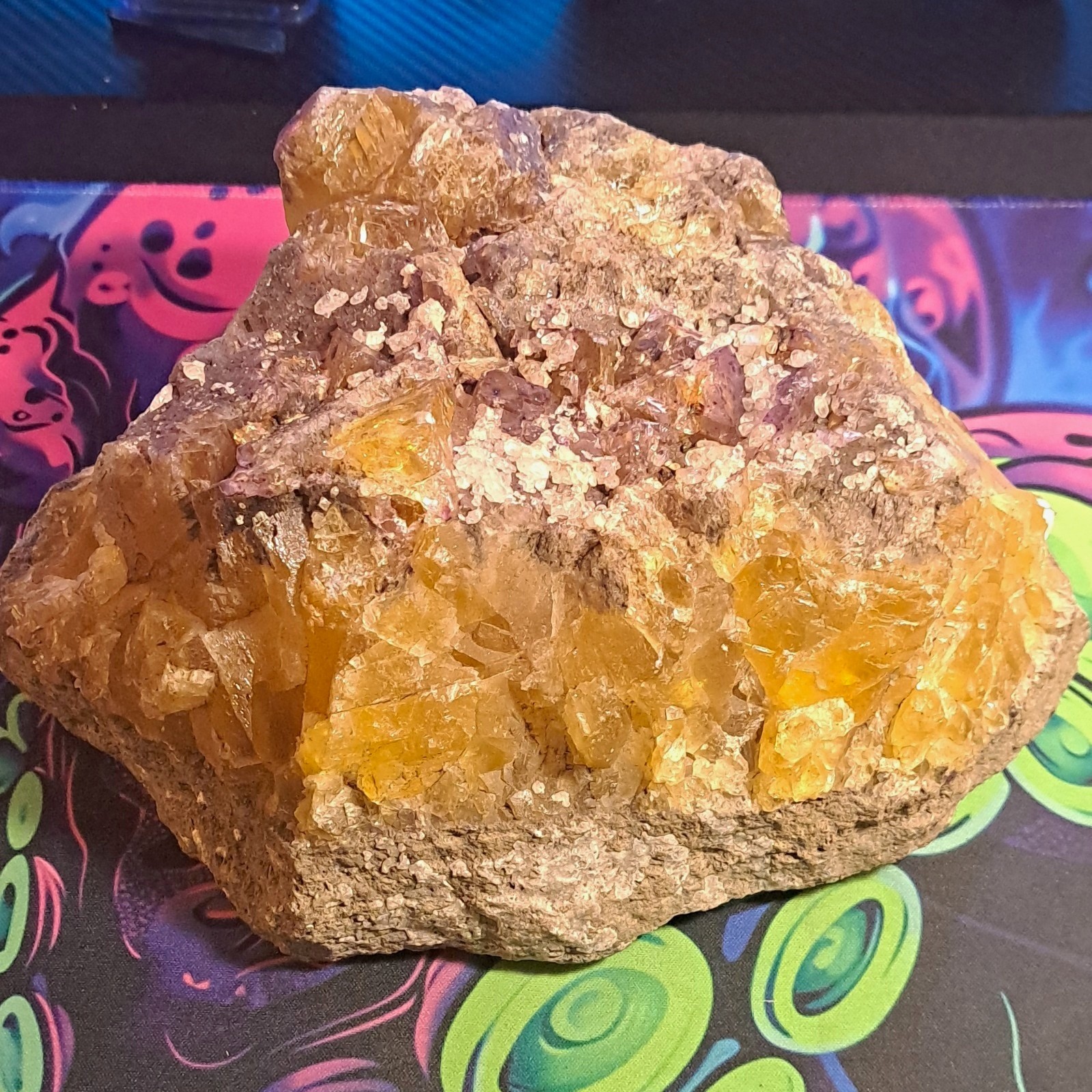 Elmwood Mine Vintage Estate Find Multi-Gem Specimen on Matrix 10 lb 10.3 oz