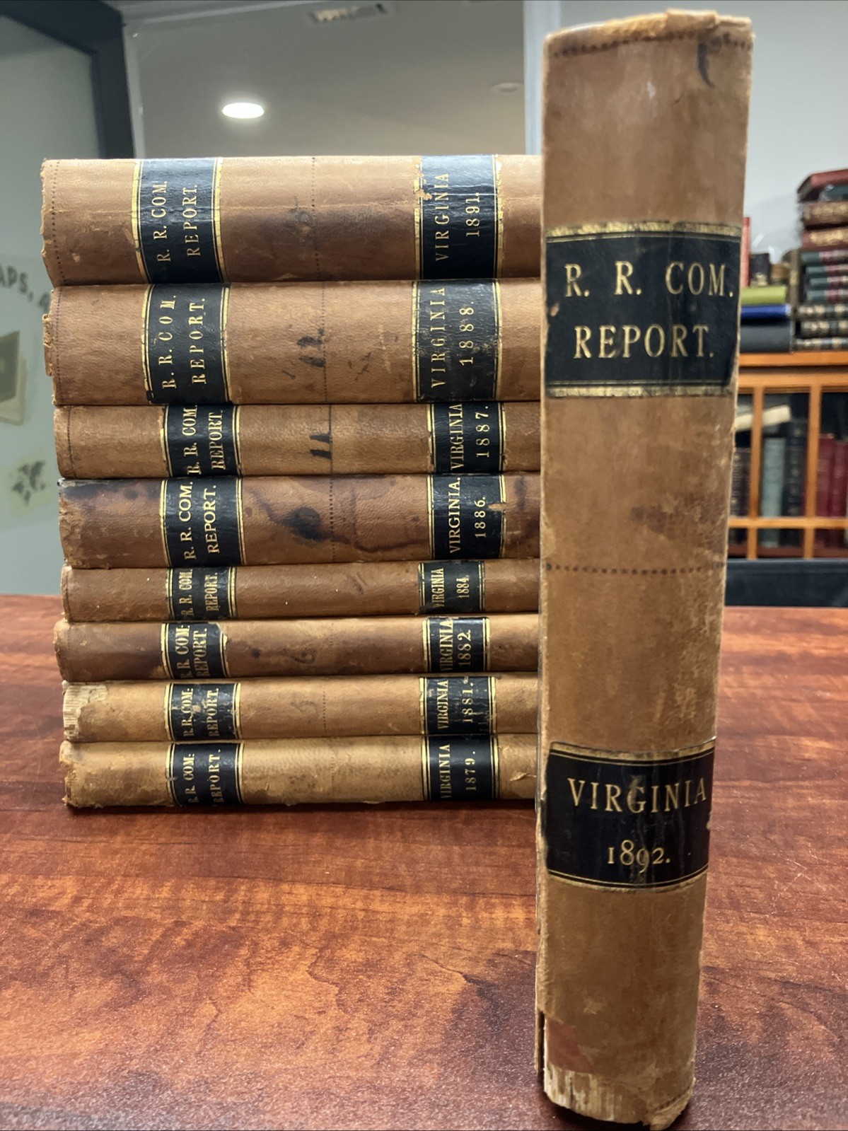 State of Virginia Report of the Railroad Commissioners 1892 State of Virginia Report of the Railroad Commissioners 1892