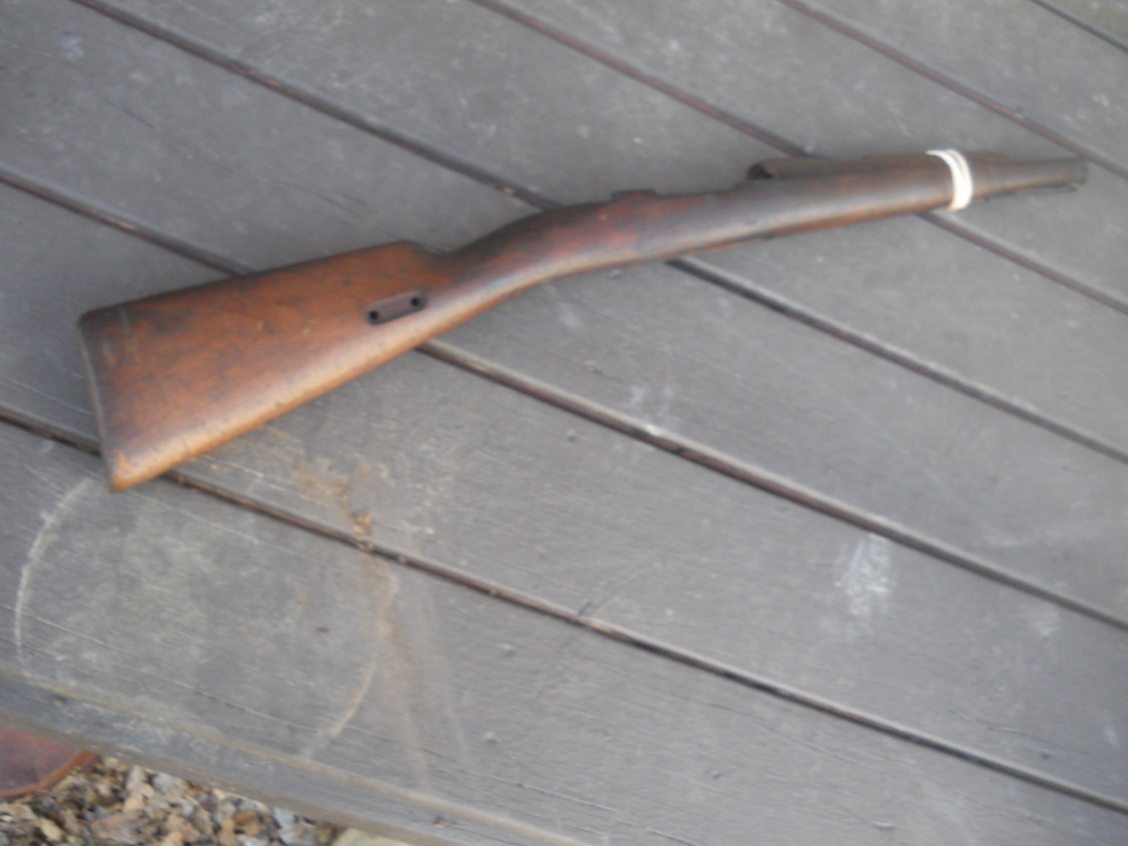 Chilean 1895 mauser short rifle stock w matching handguard 1895 crest cartouche