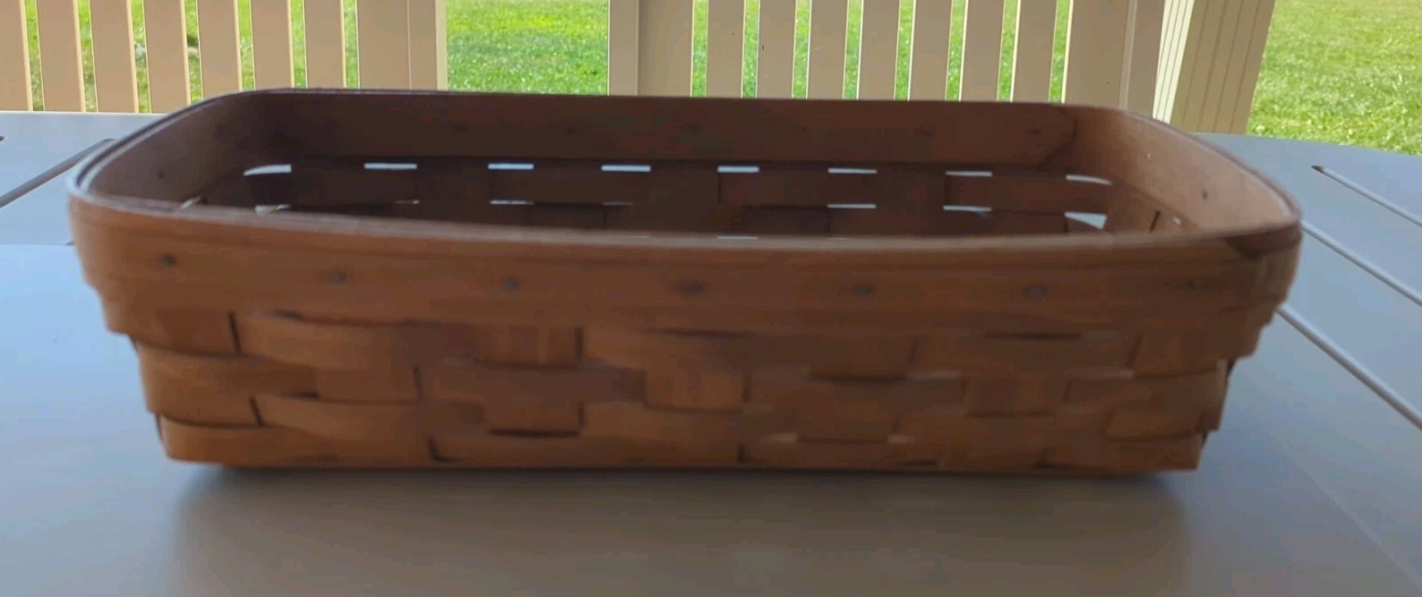 Vintage 1988 Longaberger Bread Basket 14.5”