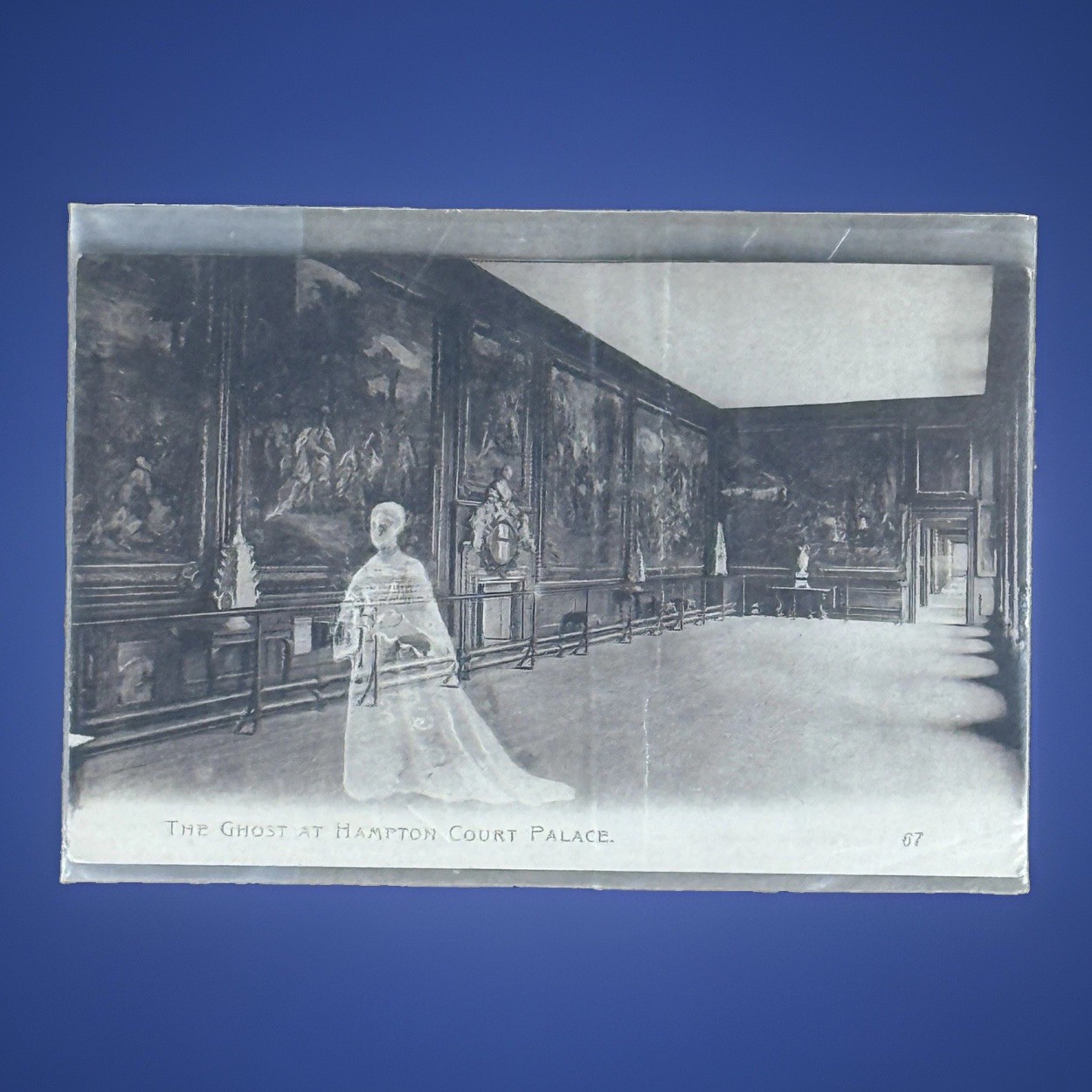 VTG Ghost Postcard Hampton Court Palace Morland Series J.S. Catford Antique 67