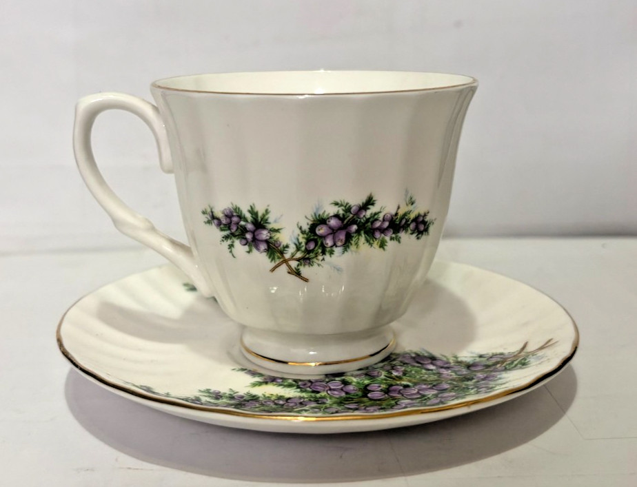Vtg. Mayfair Bone China Teacup & Saucer Set w/Gold Trim Excellent Condition Vtg. Mayfair Bone China Teacup & Saucer Set w/Gold Trim Excellent Condition