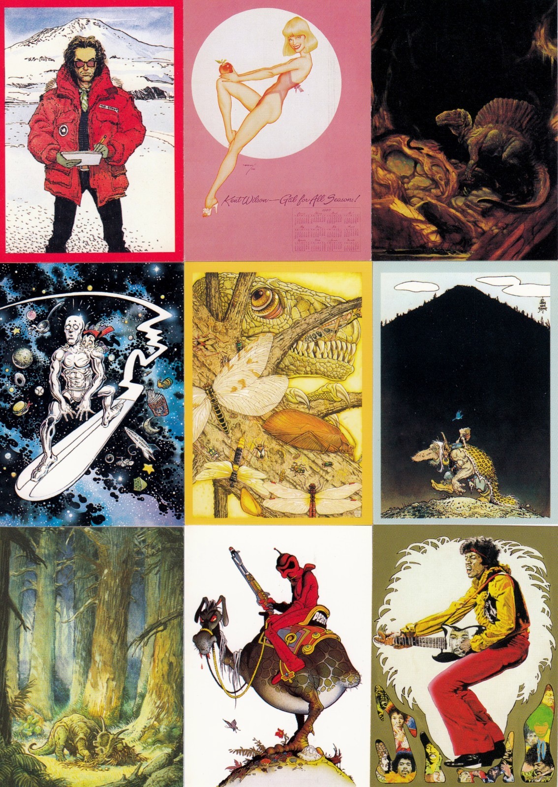 WILLIAM STOUT SERIES 2 1994 COMIC IMAGES COMPLETE BASE CARD SET OF 90 FA