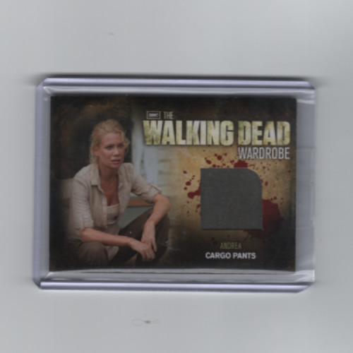 THE WALKING DEAD SEASON 2 LAURIE HOLDEN/ANDREA WARDROBE CARD #M19 THE WALKING DEAD SEASON 2 LAURIE HOLDEN/ANDREA WARDROBE CARD #M19