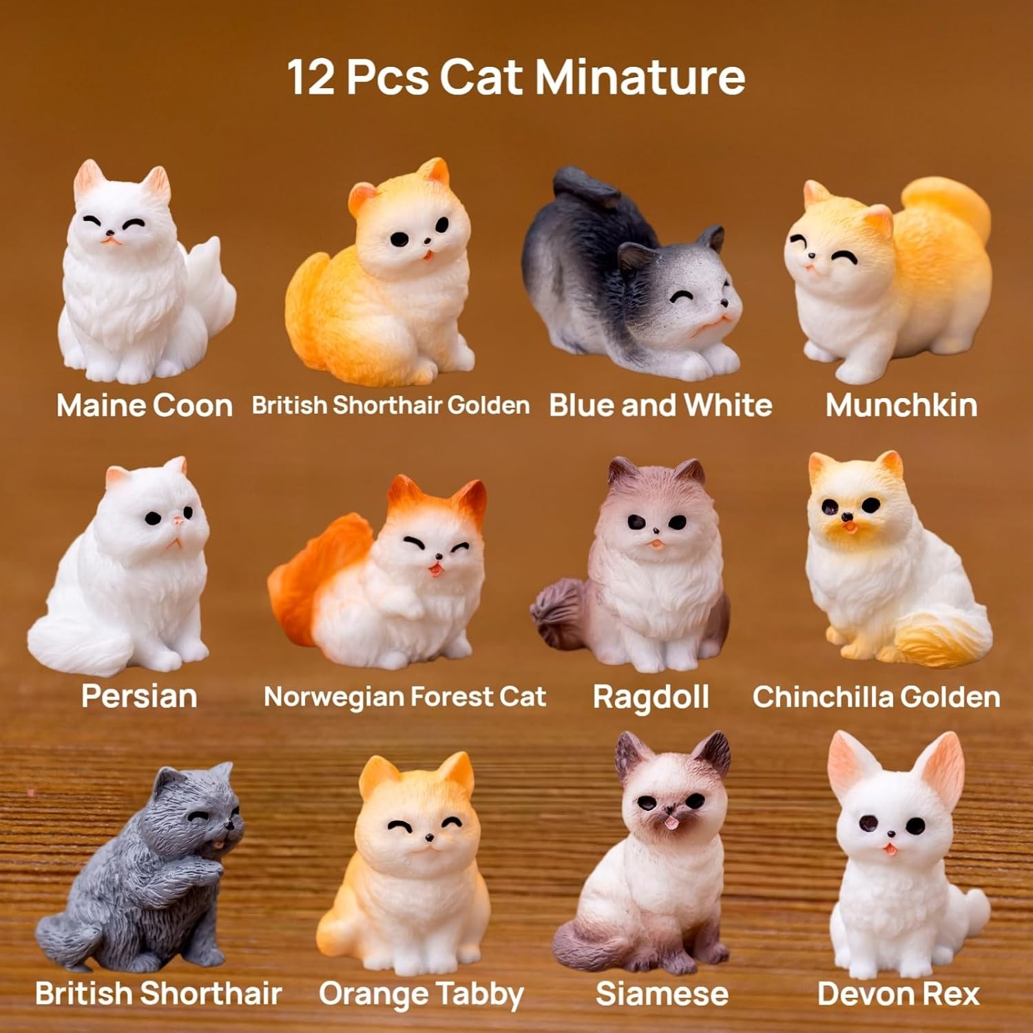 24 Pcs Mini Cat Dog Figurines Set, Cute Realistic Resin Animal Models & Cake ... 24 Pcs Mini Cat Dog Figurines Set, Cute Realistic Resin Animal Models & Cake ...